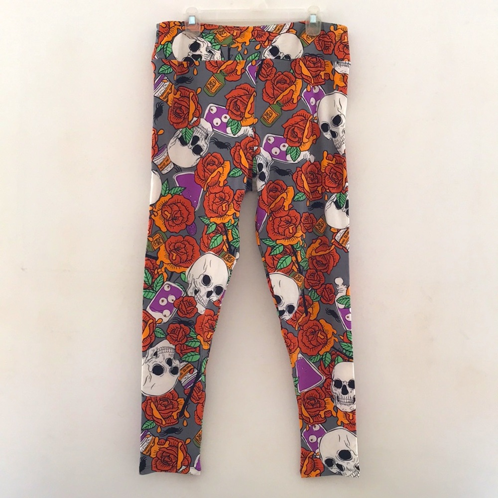 LuLaRoe Halloween Leggings - Size TC2💀🧡